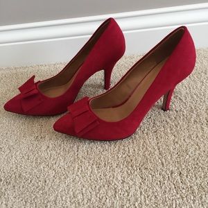 New Red Heels with Bow